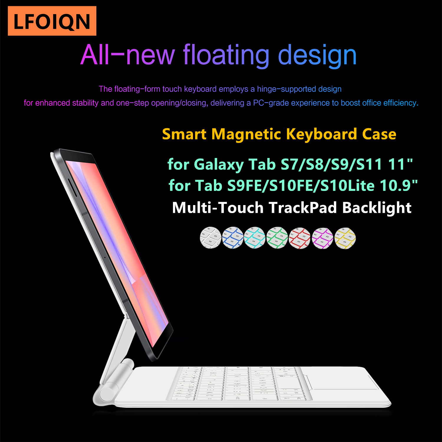 Vortex Tablet Accessories - Klawiatura Magic Keyboard LFOIQN do Samsung